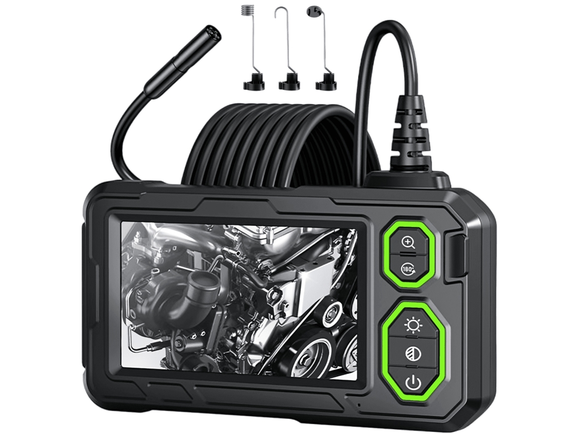 Tressino Detetor Endoscópico 1920 X 1080, 4,3 Polegadas, 8 Mm, Impermeável, Usb, Ajustável
