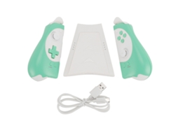 Controle Sem Fio Bluetooth para Jogos EOOCOO (botões de Programação Macro para Switch Joycon)