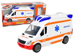 Ambulância Interativa Maca Com Luz E Efeitos Sonoros! Abertura De Portas B.active