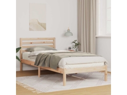 Vidaxl Estrutura da Cama com Cabeceira Castanho 80 X 220 Cm