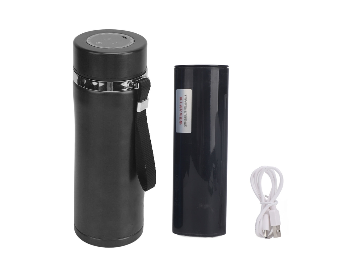 Garrafa térmica para insulina portátil, 700ml, aço inoxidável 304, com capa dura, para viagem | S/MARCA