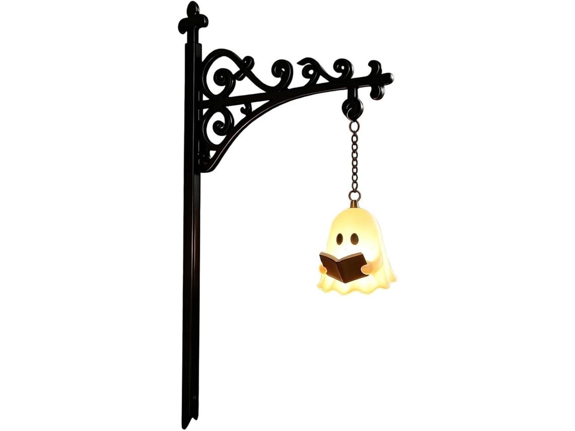 Lanterna De Leitura Fantasma Led Vintage A Bateria Para O Halloween