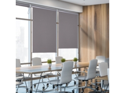 Toldo Vertical Para Varanda 120x200cm, Proteção Contra Vento E Visibilidade, Equipado Com Manivela Manual