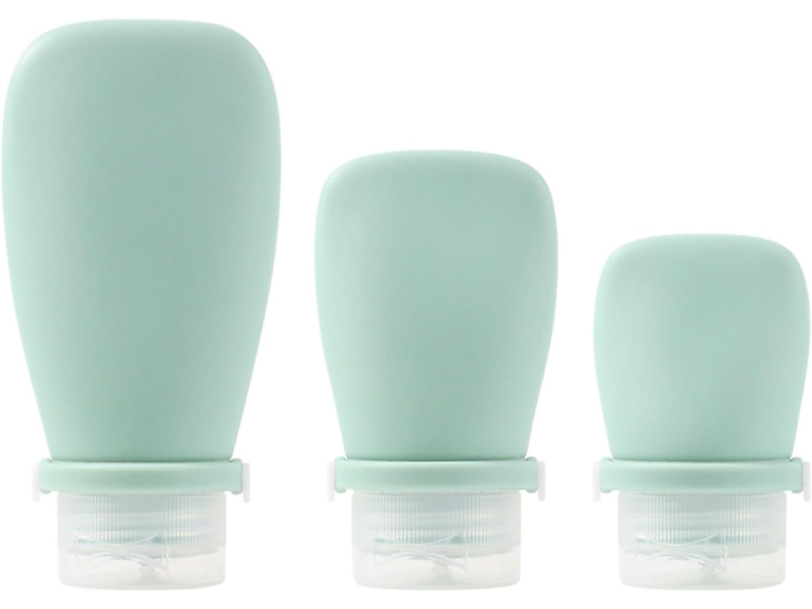 Conjunto De 3 Garrafas De Silicone Vazias