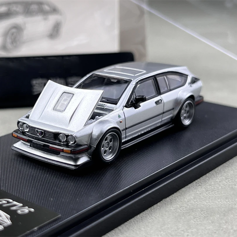 (prateado) Miniatura De Carro Em Liga Metálica Na Escala 1:64 E Modelo De Carro De Brinquedo