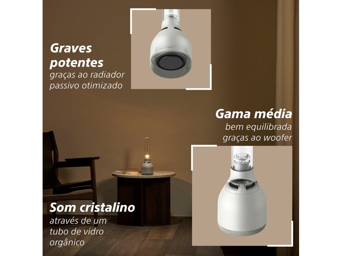 Coluna Bluetooth SONY LSPXS3 (Autonomia: 8 Horas)