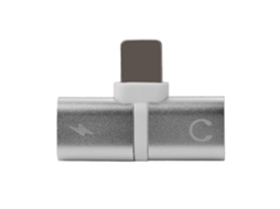 Adaptador de Carga e Áudio Dual Lightning com Cabo de Áudio e Carga EOOCOO