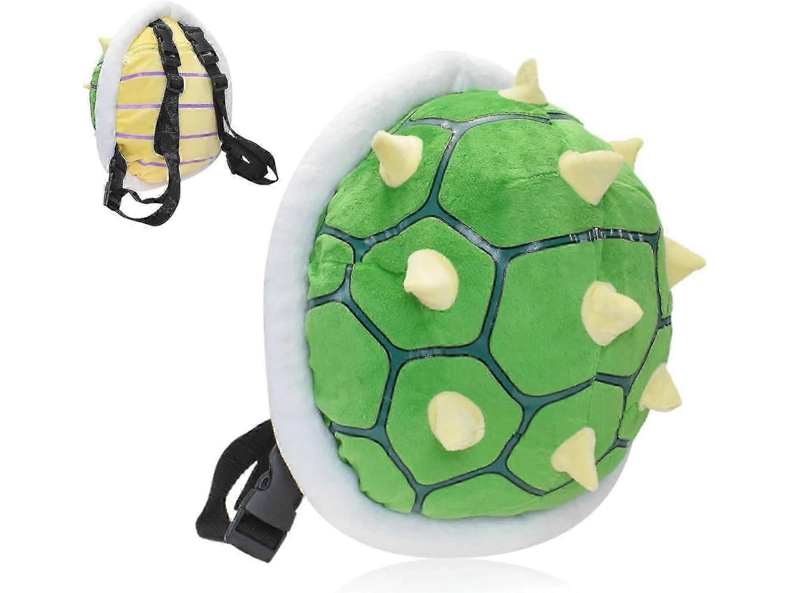 Mochila Koopa Troopa Verde, Casco De Tartaruga, Brinquedo Pelúcia Macio Verde Aquaforge (lgl)