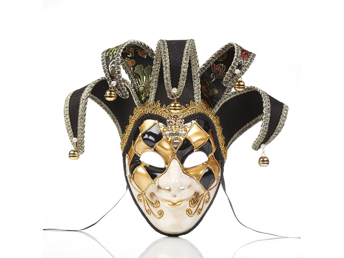 Walshlxq máscara de Cara Completa Venecia para Fiesta Disfraz Carnaval Halloween Navidad Máscara de Mascara