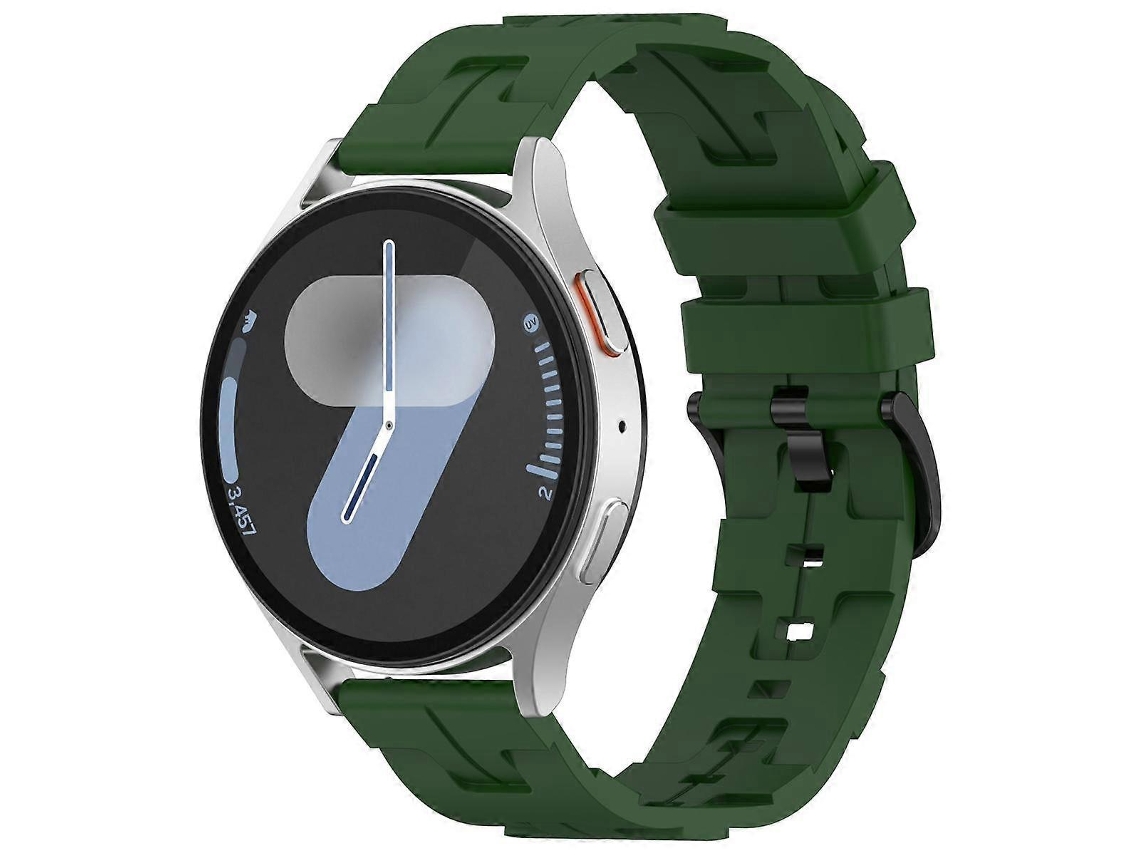 Pulseira De Silicone Kalebol, Cor Sólida, Com Fivela Preta E Ponta Arredondada.
