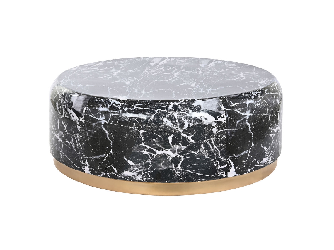 Mesa de Centro DKD Home Decor 120 x 120 x 40 cm Alumínio Ferro