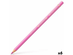 Lápis de Cores FABER-CASTELL Polychromos Magenta Claro 6 Unidades