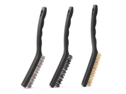 Conjunto de 3 Pincéis de Arame 9 Polegadas para Limpeza de Ferrugem S/MARCA
