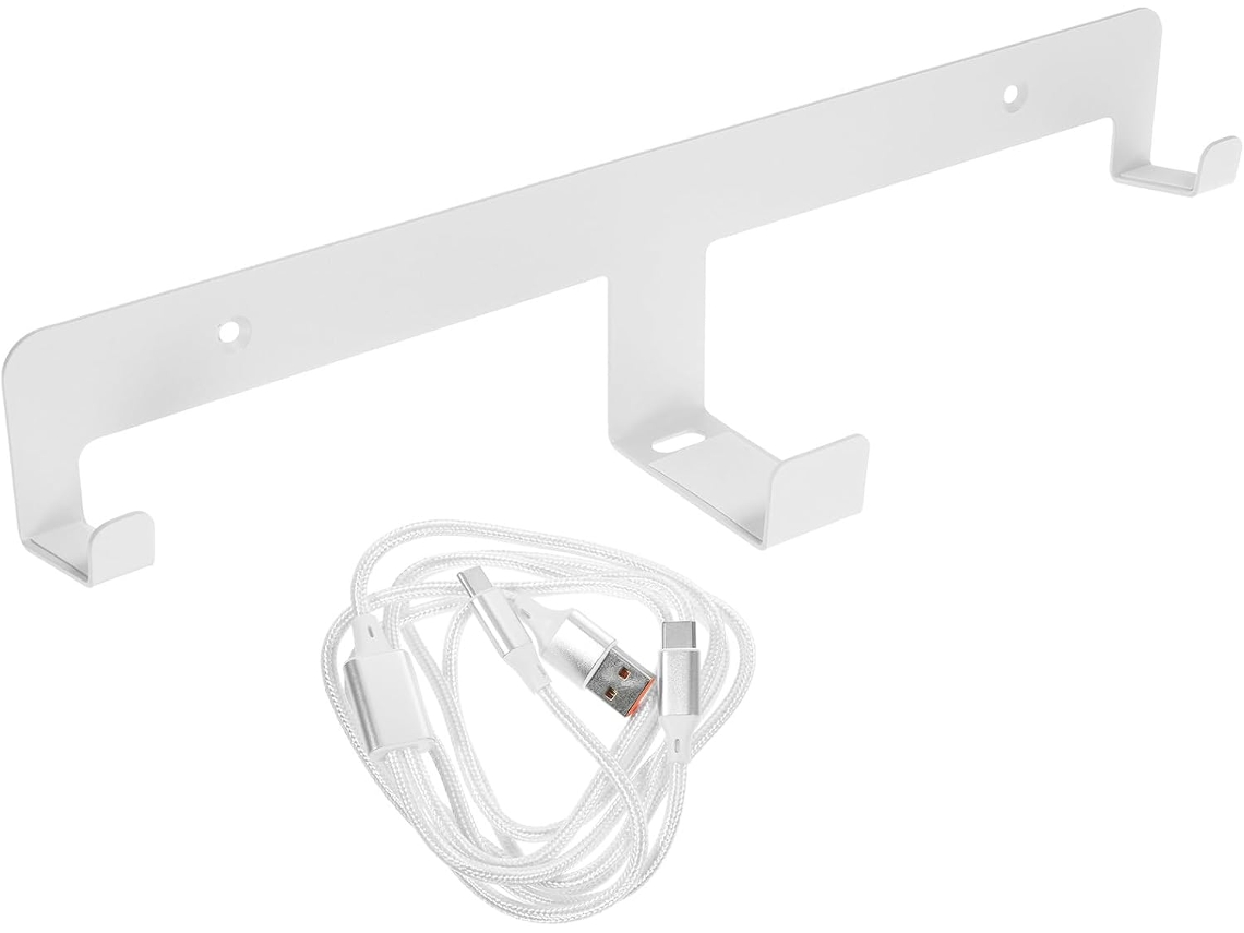 Suporte De Parede Vanzack Vr Para Headsets E Controles, Estável E Compacto, Compatível Com Carregamento Duplo