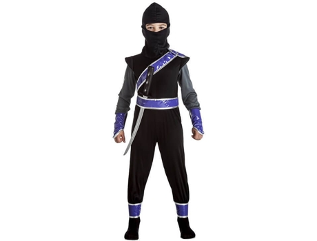 Fato de Menino  Ninja Roxo (Tam: 3 a 4 anos)