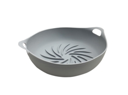 Acessórios Para Fritadeira A Ar, Assadeira De Silicone Espessa, Novos Acessórios Para Fritadeira A Ar, Cinza, Redonda
