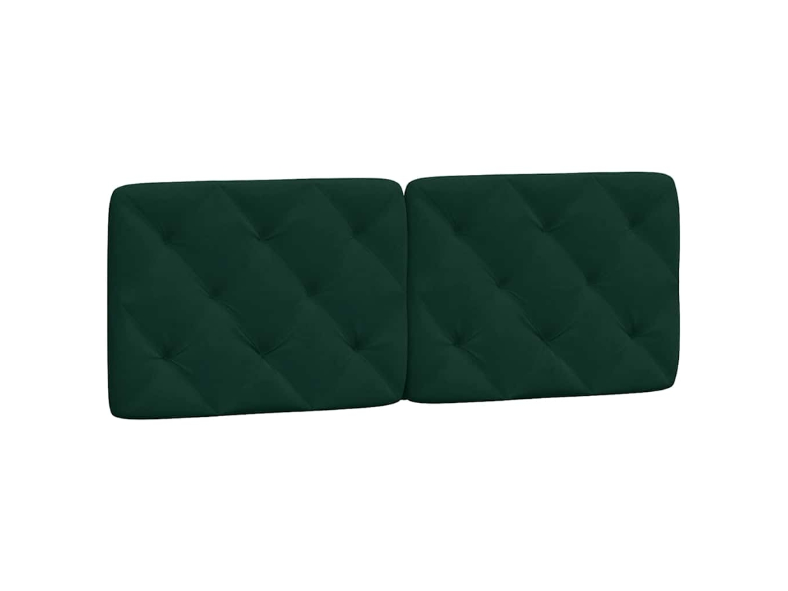 Travesseiro de Cabeça 120 cm Veludo Verde Escuro MAISON EXCLUSIVE