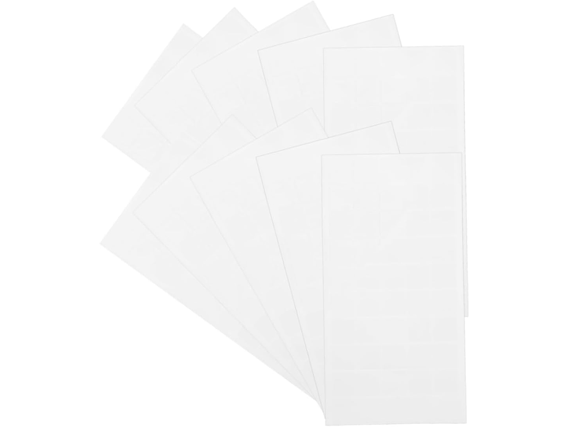 100 Adesivos Transparentes Dupla Face Para Decoração De Paredes