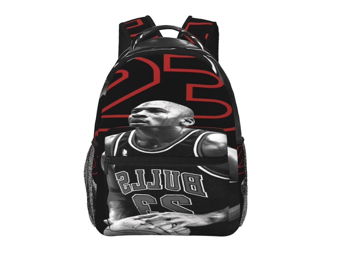 Mochila De Estudante T33 Michael Jordan, Mochila Durável E Leve, Mochila À Prova Dágua Com Alça De Ombro Respirável J33 Olysi Shop