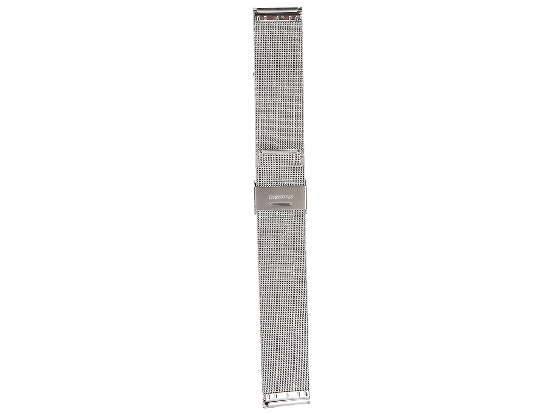 Correa De Reloj De Metal Malla Tejida Reemplazo Accesorio Plata 22mm