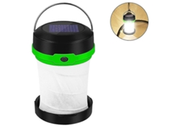 Lanterna De Acampamento Led Solar , Emergência (verde) Olysi Shop (recarregável Por Energia Solar Ou Usb)