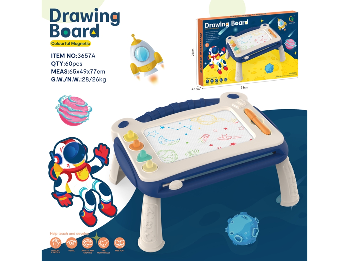 Brinquedos e Presentes Educativos para Meninos e Meninasescrivaninha Magnética 57a Caixa Colorida CHENNNLS