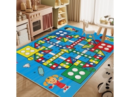 Tapete Para Brincar Eifson - Macio Para Berçário, Sala De Jogos E Quarto - 50*80cm - Xadrez Voador Azul