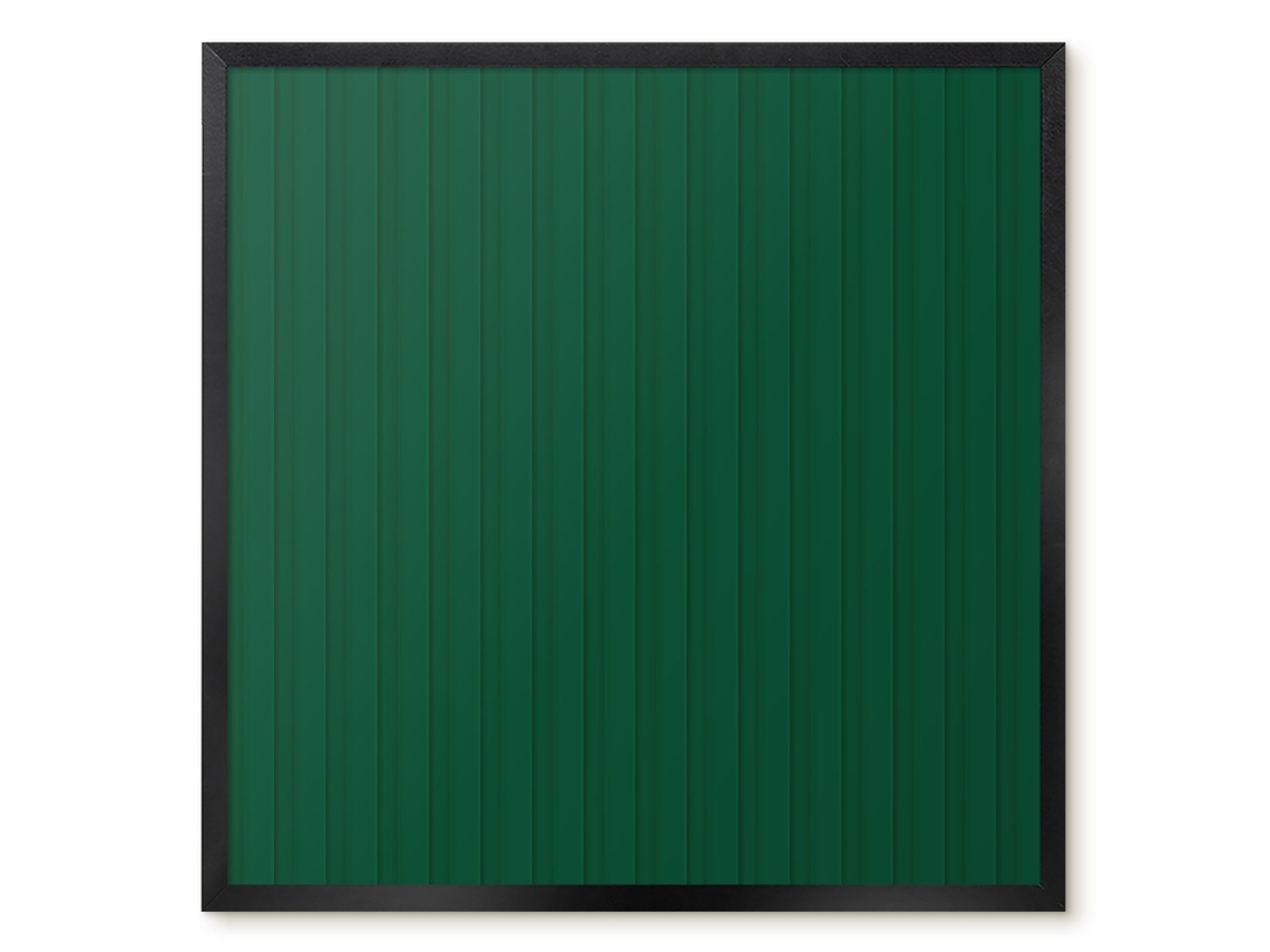 Quadro de parede magnético com listras verticais para escritório Espelharte (50x50 cm)