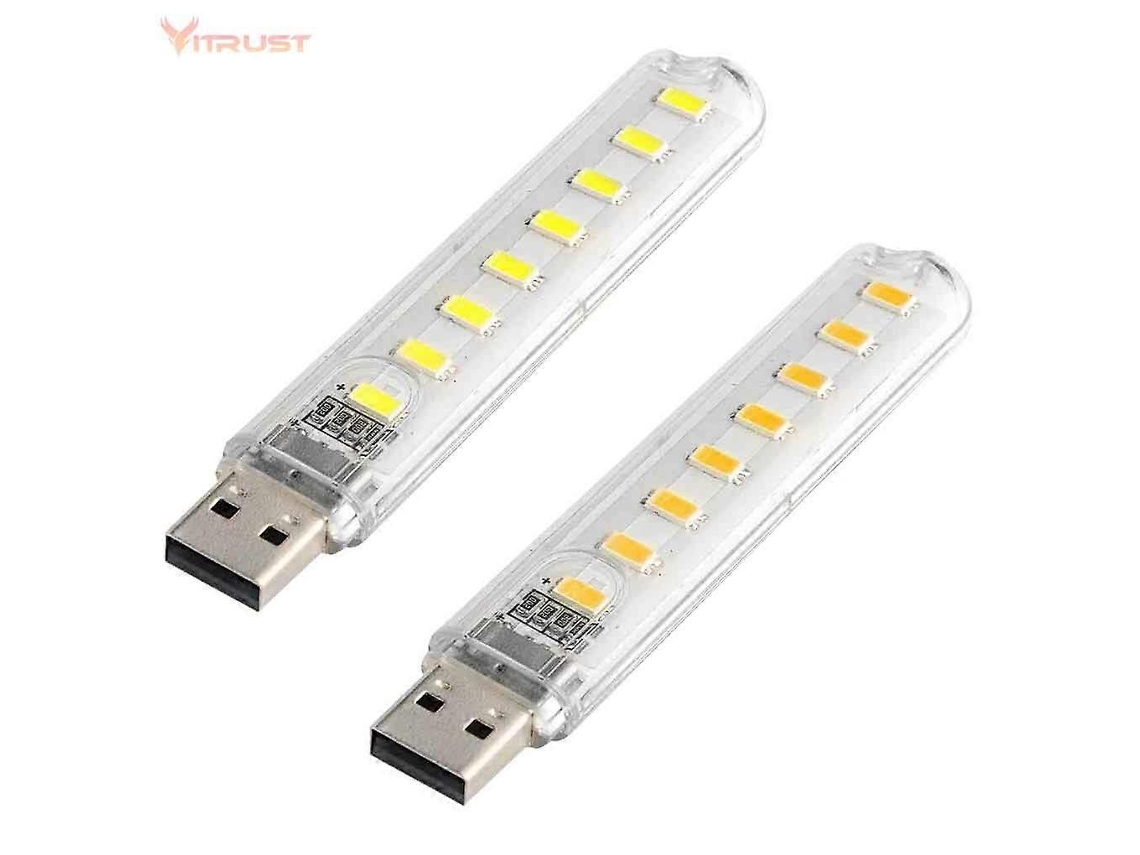 Lâmpada Noturna Led Usb Para Acampamento, Para Carregador Portátil, Pc E Laptop Olysi Shop
