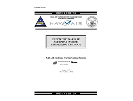 Livro Electronic Warfare And Radar Systems Engineering Handbook De Scott O'neill, Naval Air Wafare Center Weapons Dvn Et Al. (inglês - Capa Dura)