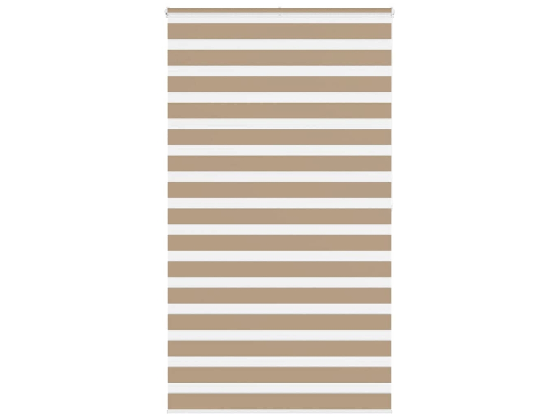 Vidaxl Cortina De Zebra 130x200 Cm Largura Do Tecido 125,9cm Poliéster