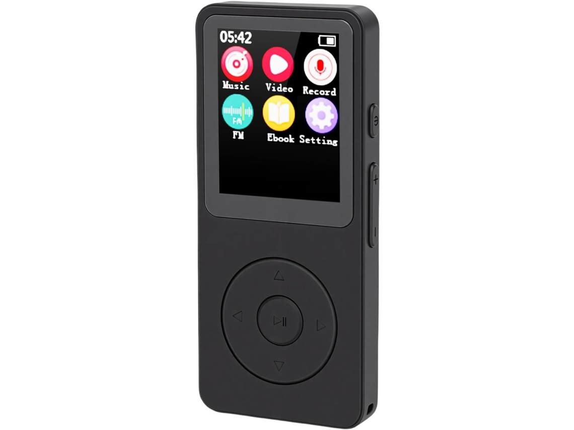 Reprodutor De Mp3 Hifi 5.4 Portátil Com Tela Lcd 2,4 Polegadas,