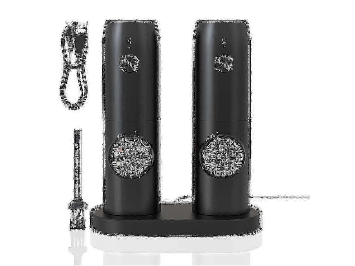 2 Moedores Elétricos De Sal E Pimenta Com Led