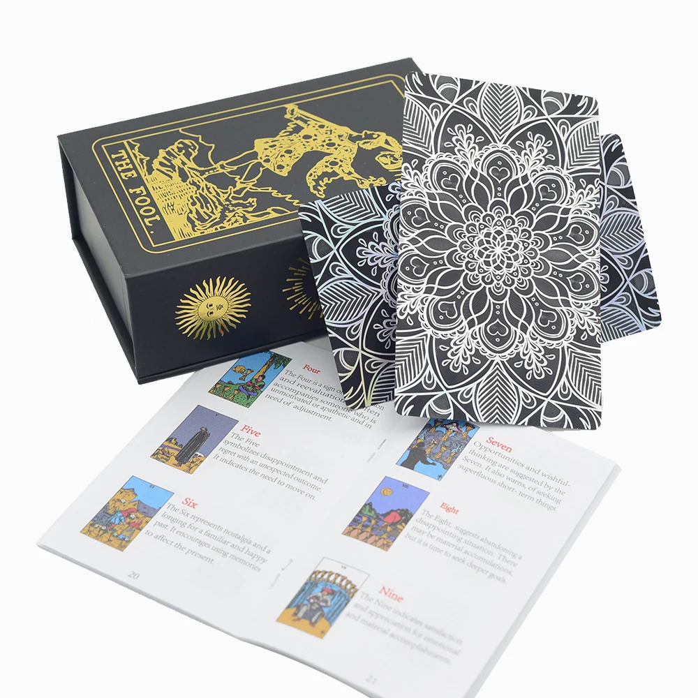 Conjunto De Cartas De Tarô Para Jogo De Mesa Em Pvc, Ideal Para Adivinhação.