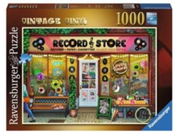 Puzzle RAVENSBURGER Vintage Vinyl 1000 Peças Cidade