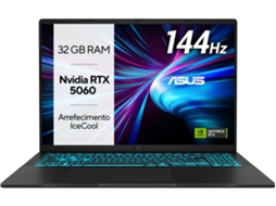 Portátil Gaming ASUS V16-5060A (Outlet Caixa Aberta - Intel Core 7 240H - NVIDIA GeForce RTX 5060 - RAM: 32 GB - 1 TB SSD - 16'')