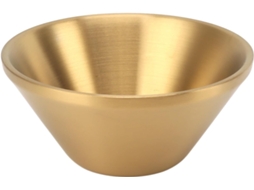 Tigela Para Salada Em Aço Inoxidável 304, Tigela Redonda De Metal Com Dupla Camada, Tigela Elegante Gokoco