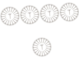 1000 Tachinhas De Cortiça, Transparentes Para Parede, Decorações