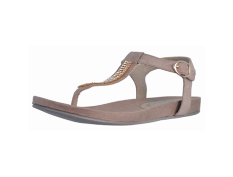 Sapatos de Mulher TIZIANA Sicilia Tecido Castanho (39)