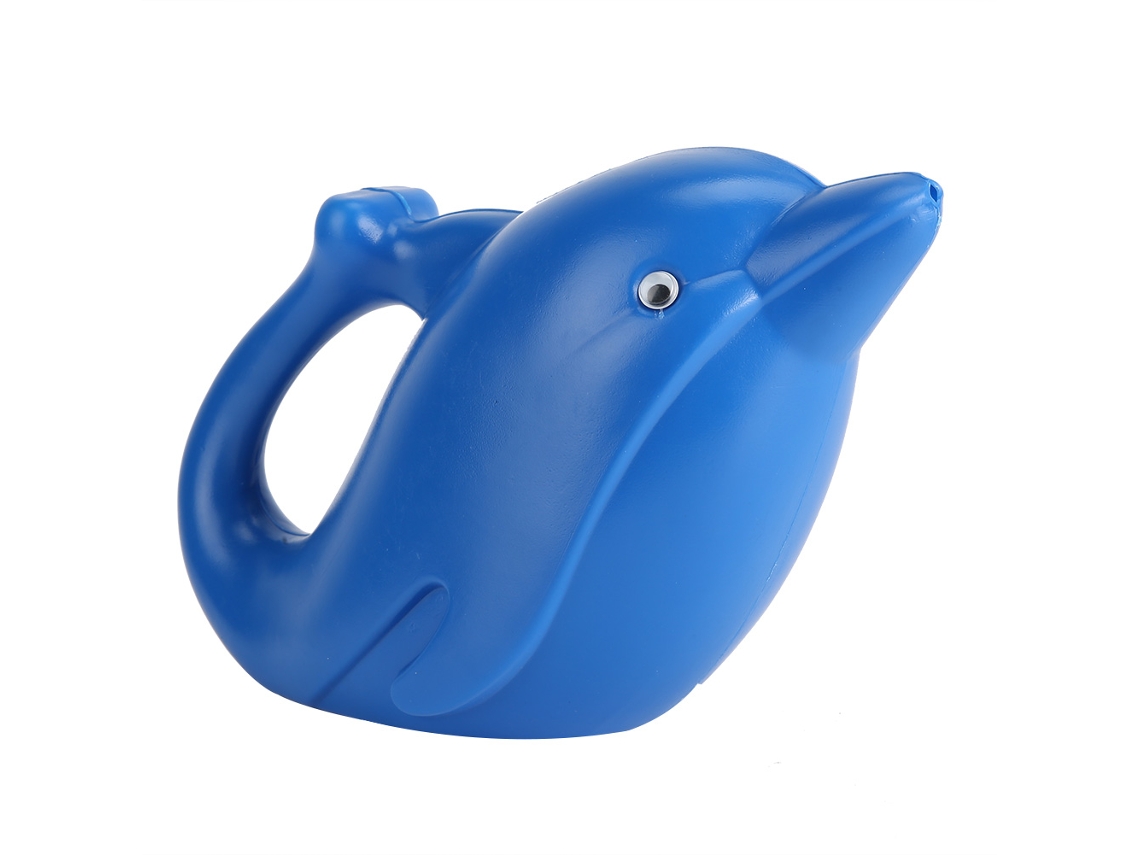 Regador de Plástico Infantil em Formato de Golfinho, 1200ml AQUAFORGE