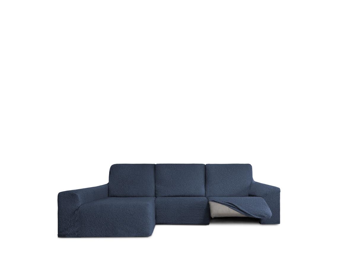 Capa para chaise longue de braço comprido esquerdo EYSA ROC Azul 180 x 120 x 360 cm