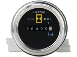 Horímetro De Operação Temporizador 52 Mm Caixa Ferro 12v 24v