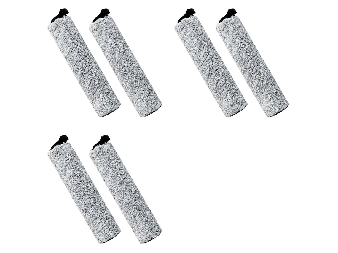 Conjunto De 6 Escovas De Rolo De Substituição Para Aspirador Sem Fio Tineco Ifloor 2 (uso Seco E Úmido)._glo