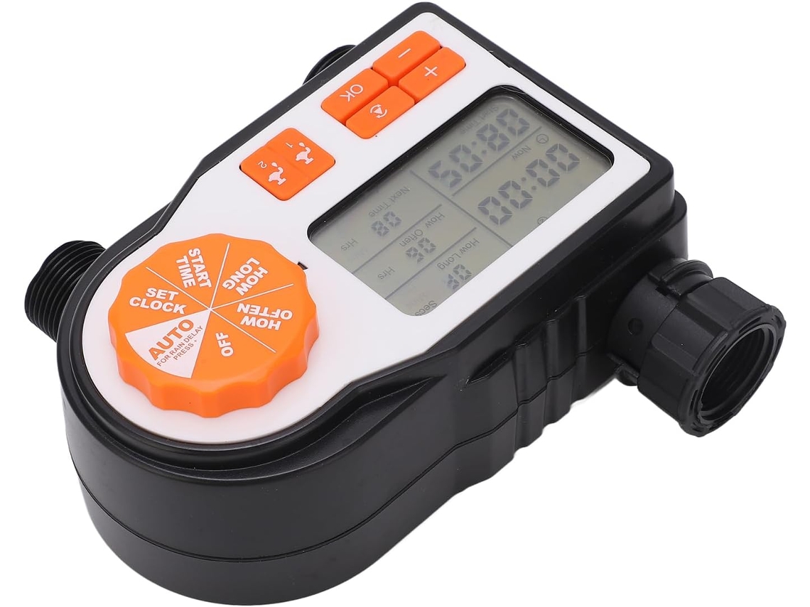 Temporizador De Rega Eletrônico Com Visor Lcd Para Jardim,