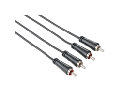 Cabo De Áudio 2xrca, 2xrca Preto 1, 5 M