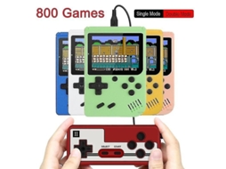 Console De Videogame Retrô 800 Em 1, Player De Videogame Portátil De Bolso, Console De Videogame Para Tv, Saída Av Mini H Ly Ebike