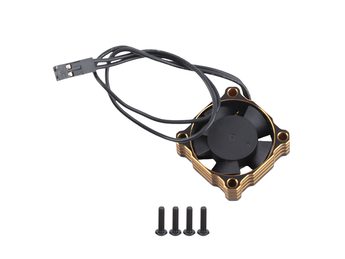Ventoinha Resfriamento Carro Rc À Prova D'água 16000rpm Ouro