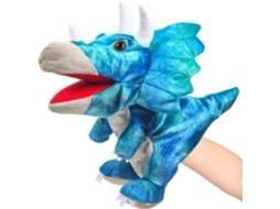 Fantoche 11 polegadas dinossauro de peluche azul (Idade Mínima Recomendada: 1 ano)