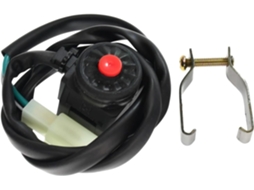 Botão de Ignição Buzina e Partida para Guidão Motocicleta 125 Capa Pvc Interruptor Impede Entrada Chuva