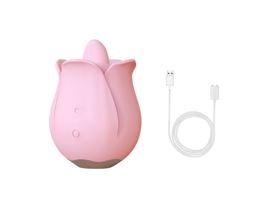 Vibrador De Suco De Lngua Rosa Para Mulheres (rosa)